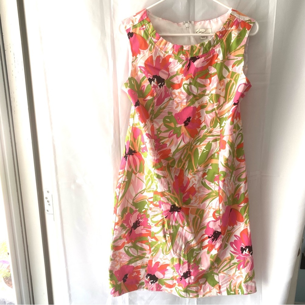 NWOT Kim Rogers dress floral SZ 16 - Picture 11 of 11